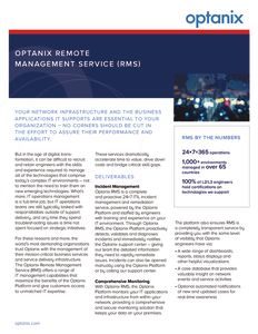 Optanix Remote Management Service (RMS)