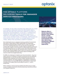 Optanix SIML Product Brief